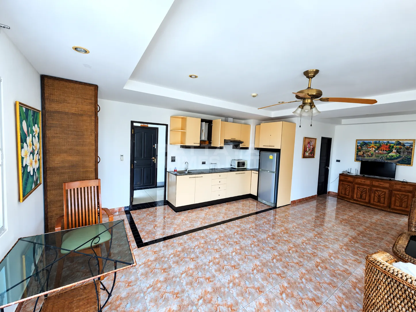คอนโด 1 ห้องนอน ให้เช่าที่ Siam Oriental Condominium – 3