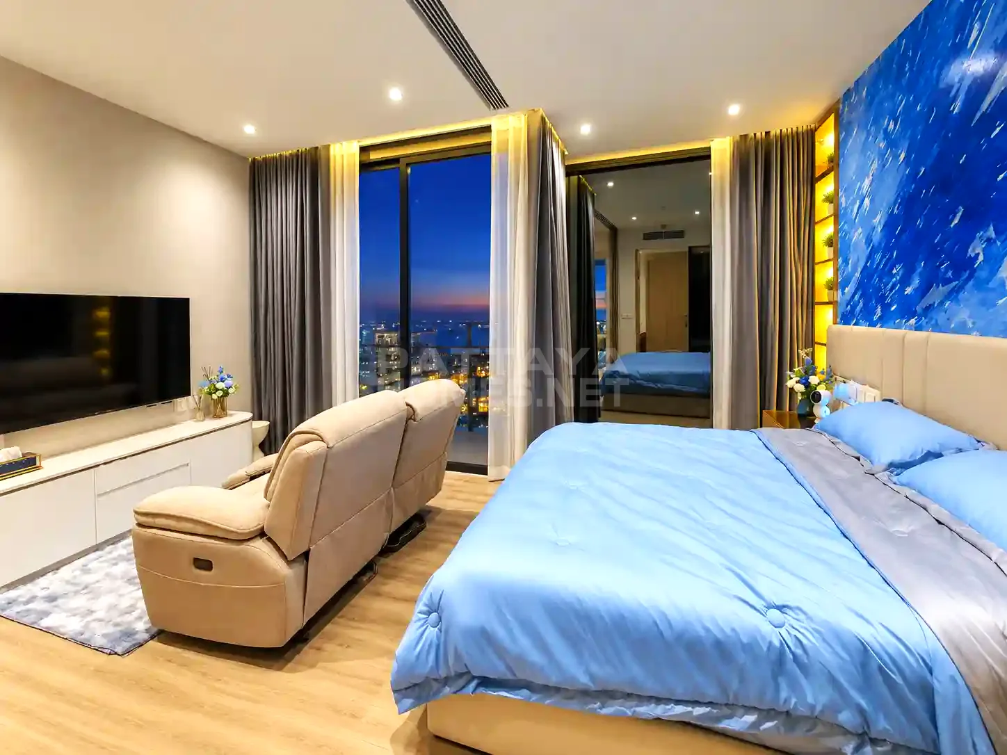 คอนโด 1 ห้องนอน ให้เช่าที่ Arom Wongamat – 8