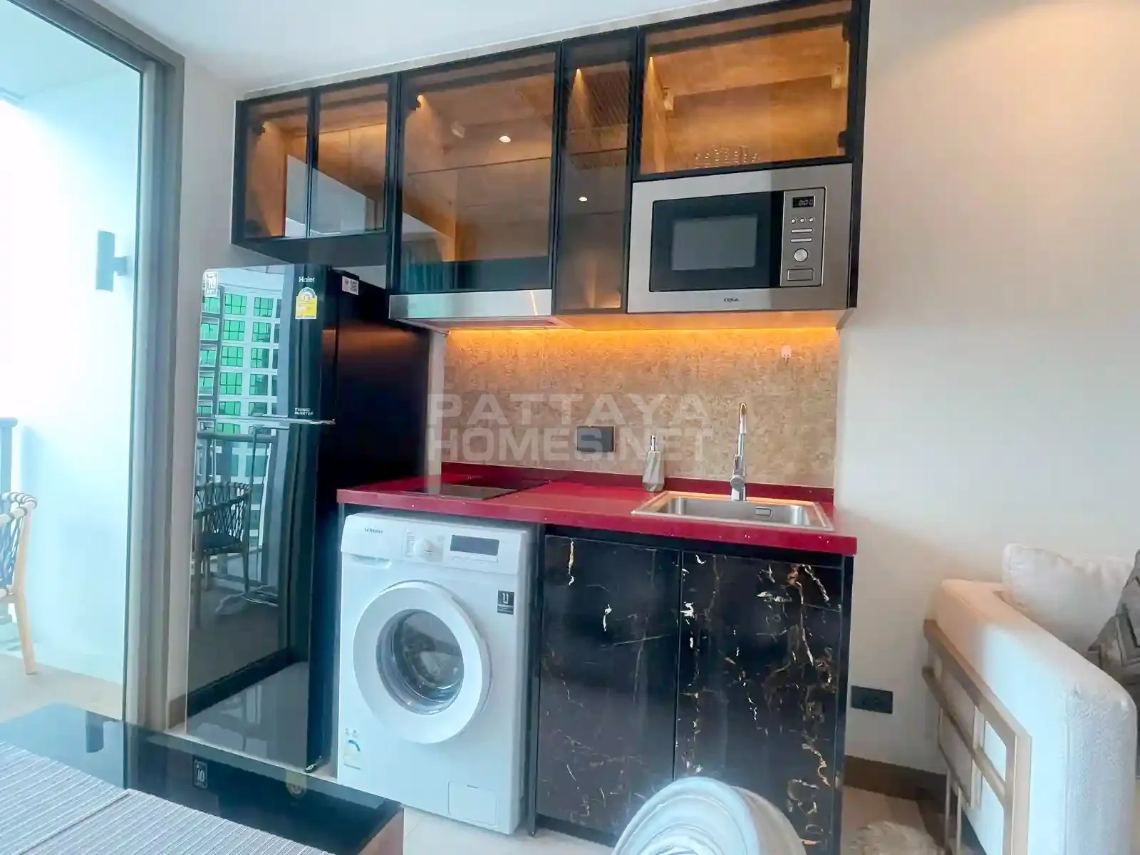คอนโด 1 ห้องนอน ให้เช่าที่ Riviera Ocean Drive – 10