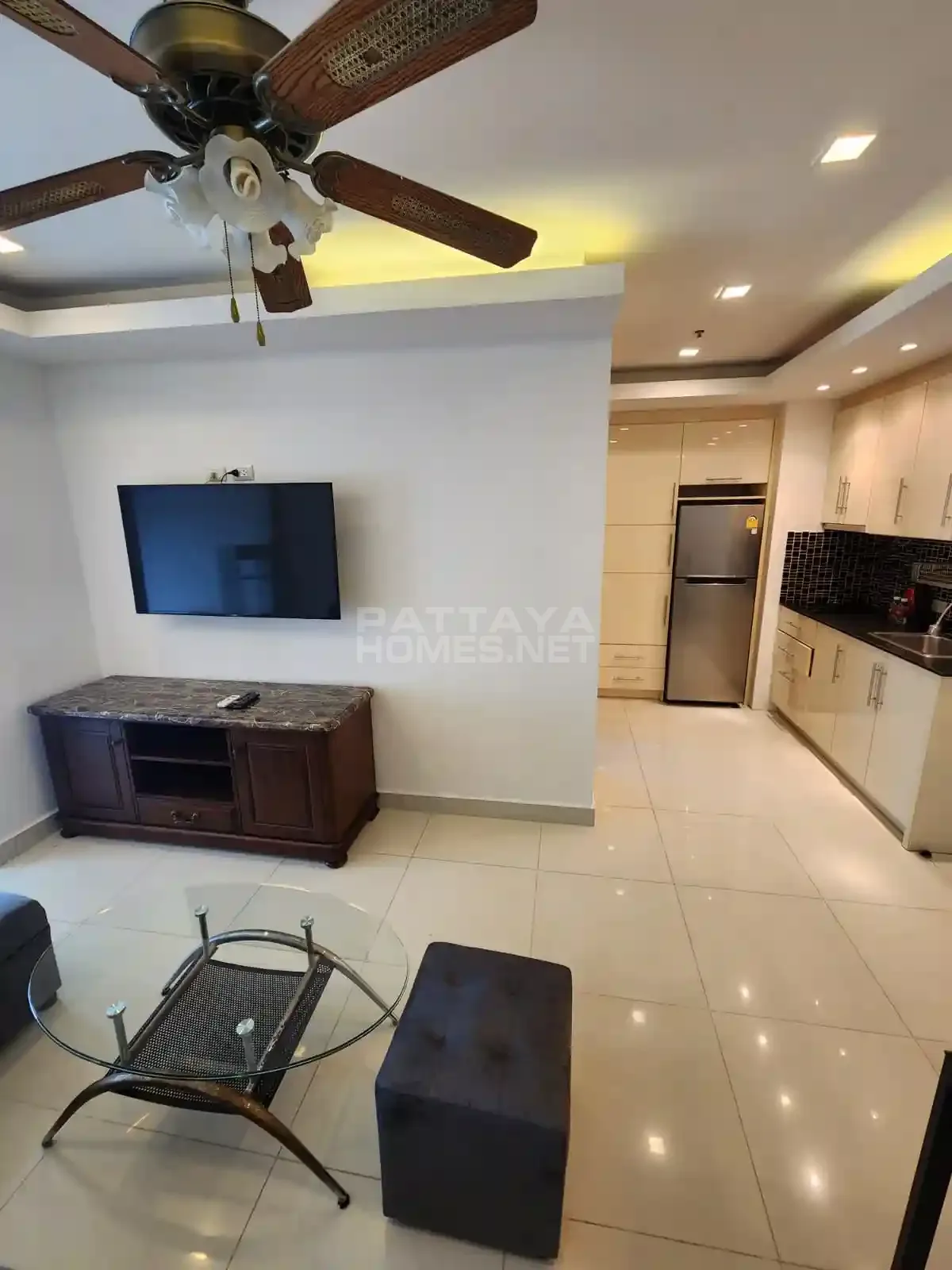 คอนโด 1 ห้องนอน ให้เช่าที่ Cozy Beach View – 4