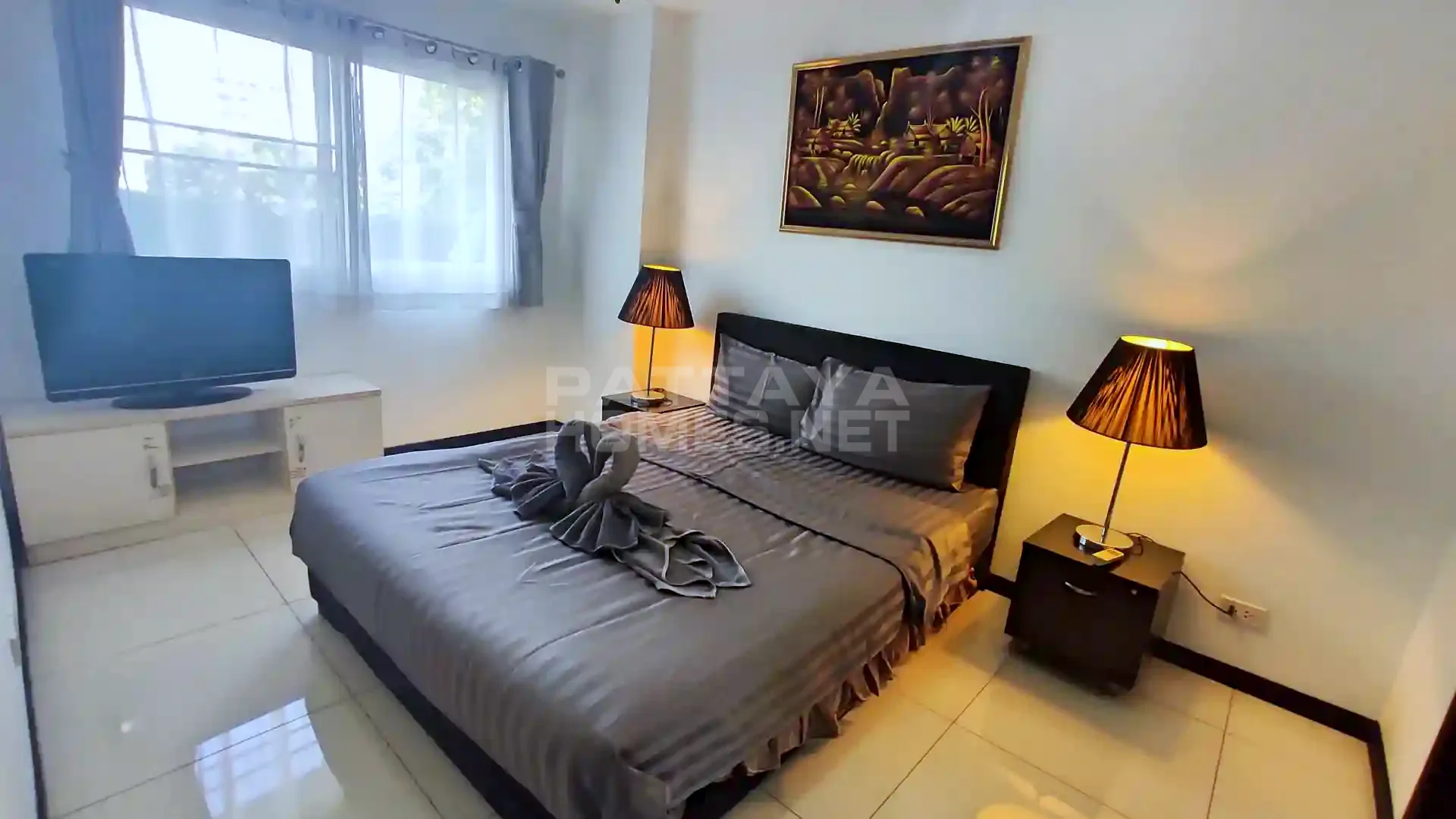 1-bedroom condo for rent in Siam Oriental Garden 1 – 6