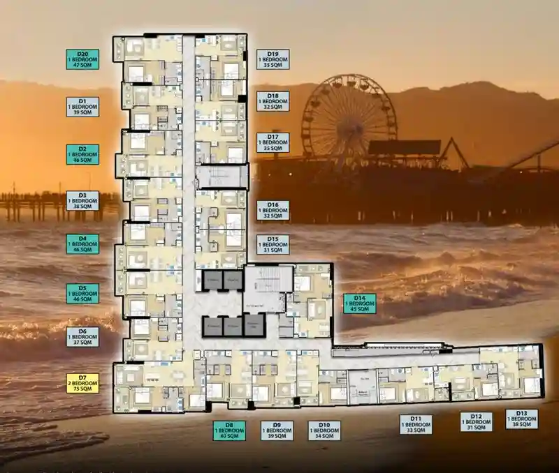 1-bedroom condo for sale in Riviera Malibu Residence – 5