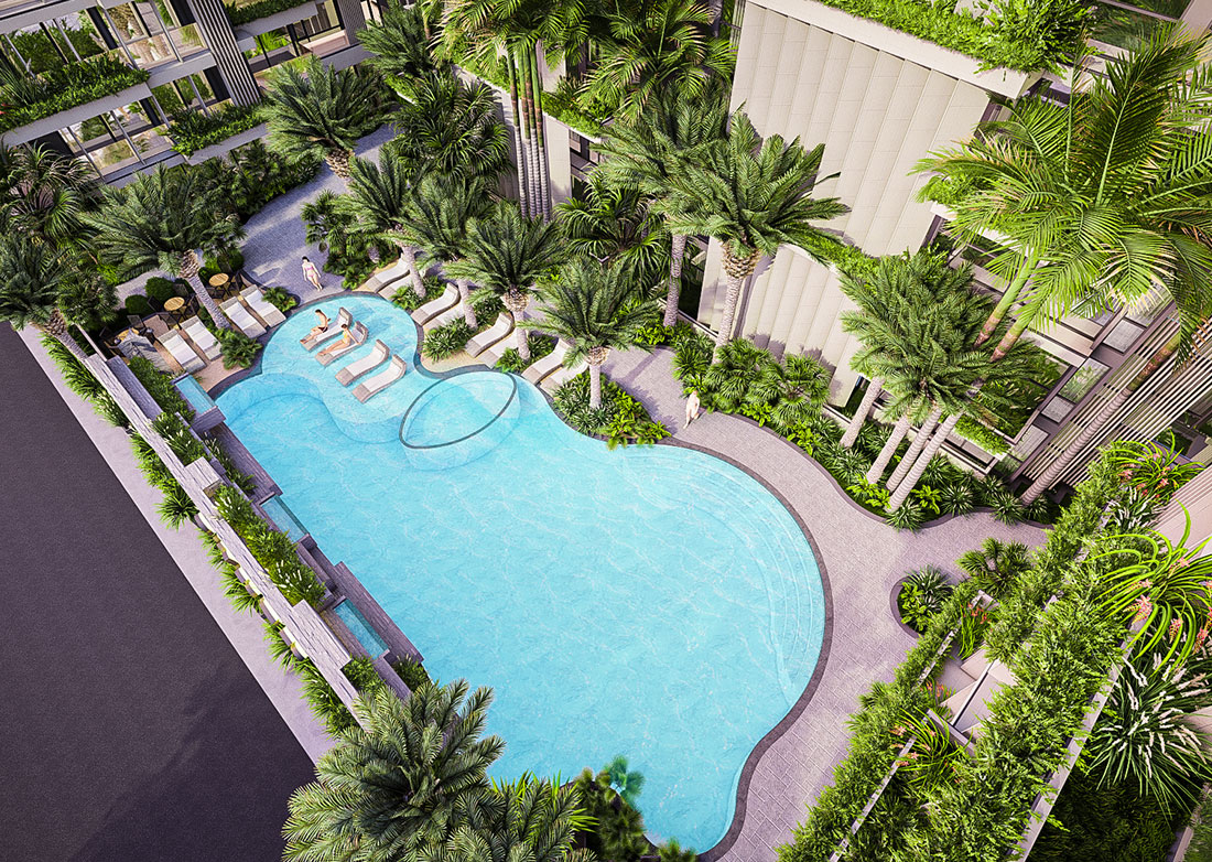 1-bedroom condo for sale in Siam Oriental Oasis – 2